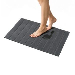 American Soft Linen 21x34" Non Slip Fluffy Bathrug for Bathroom - 1 of 4