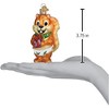 Old World Christmas Blown Glass Ornament for Christmas Tree, Silly Christmas Squirrel - 4 of 4