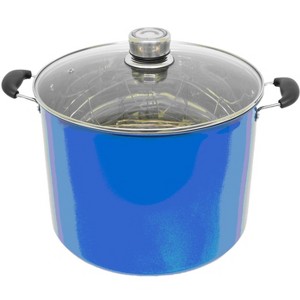 Lehman's 21.5-Quart Water Bath Canner with Pressure Gauge, Durable Stainless Steel Stockpot for Home Canning and Preserving - 1 of 4