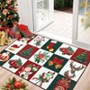 COZONY Christmas Runner Rug, Washable Non-Slip Holiday Floor Mat with Xmas Prints, Soft Low Pile Non-Shedding Carpet for Kitchen, Bedroom, Entryway - 2 of 4