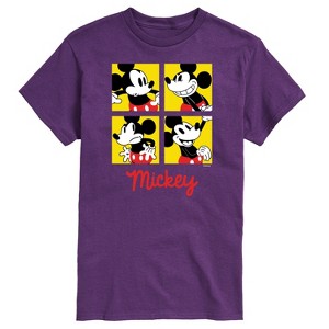 Men's - Disney - Mickey Face Animation Short Sleeve Graphic T-Shirt - 1 of 4