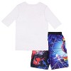 Marvel Spider-Man Boys Quick-Dry 2-Piece Swim Set with Shirt and Trunks - White/Red, 4 - 4 of 4