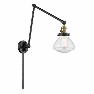 Olean - 1 Light Double Extension Swing Arm Wall Sconce In Industrial Style-27.75 Inches Tall and 8.75 Inches Wide