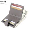 BEAFUP RFID Blocking Women's Wallet - PU Leather Slim Card Holder with 14 Card Slots & 1 Bill Compartment for Travel, Daily Use - 3 of 4