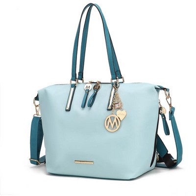 MKF Collection Layla Solid Tote Bag Convertible Backpack by Mia k