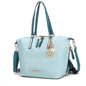 MKF Collection Layla Solid Tote Bag Convertible Backpack by Mia k - 1 of 4