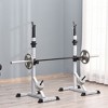 Soozier 3 Positions Height Adjustable Squat Rack, 2" Steel Heavy Duty Barbell Rack Stand and Bench Press Rack, 2-Piece - 3 of 4