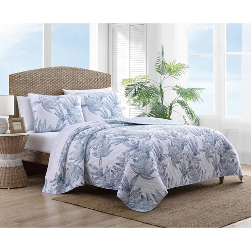 Twin Kayo Quilt Sham Set Blue Tommy, Tommy Bahama Twin Bed