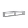 59.1" Manufactured Wood Floating TV Stand Moore with Two Shelves and Cable Management for Living Room and Bedroom - 2 of 4