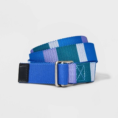 Men's 32mm Colorblock Washed Web Belt - Original Use™ Blue