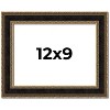 PosterPalooza | Photo Size Ornate Brown Picture Frame - UV Acrylic, Foam Board Backing, Hanging Hardware - 2 of 4