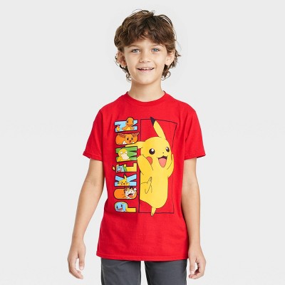 Boys Pok mon Graphic T shirt Red Target