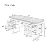 VYNXARIA 59" Home Office Computer Desk with Drawers & Hanging File Storage - Stylish Writing & Study Table - 3 of 4