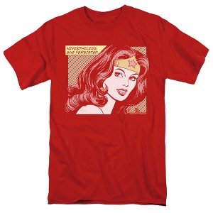 Men's Wonder Woman She Persisted T-Shirt - 1 of 4