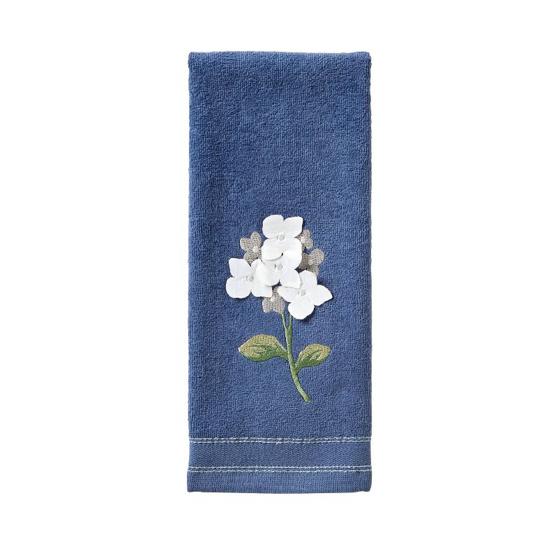 2pc Farm Hydrangea Hand Towel Set Blue - SKL Home, 3 of 5