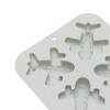 Unique Bargains Chocolate Mould 4-Cavity Airplane Candy Mould Hand Wash 5.55"x5.51"x0.83" 1 Pc - 4 of 4
