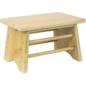 Sorbus Bamboo Step Stool for the Kitchen, Bathroom, etc - 1 of 4