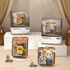 INFURNIC 3D Puzzles Mini Building Blocks Kit 604 PCS Mona Lisa Model Fun STEM Toy for Kids and Adults, Brown, 7.8"*5.85"*3.12" - 3 of 4