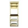 INFURNIC Kitchen Racks Modern Bakers Rack with Storage Shelves and Stylish Design for Kitchen Use, Brown White, 23.62"*15.75"*66.93" - 4 of 4