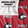 Northern Illinois University Logo Pattern Silky 50x60 Blanket, 1 Sided - 4 of 4