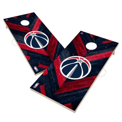 NBA Washington Wizards 2'x4' Solid Wood Cornhole Board