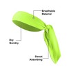 Unique Bargains Adjustable Soft Sweat Wicking Tennis Tie Headband Sweatband for Men Women 1 Pcs - 3 of 4