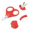 Unique Bargains Children Portable Short Handle Nail Scissors Toenail Clippers 3.15"x2.24"x0.39" 1 Pc - 3 of 4