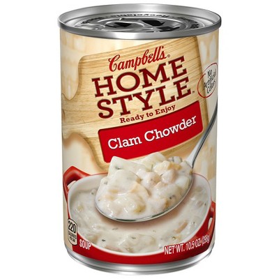 Campbell's Homestyle Soup Clam Chowder 10.5 oz