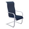 Courtyard Casual Santa Fe 7 pc Spring Sling 84" Rectangle Dining Set  Includes one Rectangle table and 6 Spring Chairs - 4 of 4