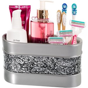 Creative Scents Brushed Nickel Bathroom Organizer - 1 of 4