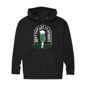 Men's - Instant Message - Don't Forget To Hydrate Graphic Fleece Pullover Hoodie - 1 of 4