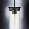 Urban Ambiance Luxury New Traditional Pendant 8.875''H x 5''W,  Midnight Black Finish,  Griffith Collection, UHP3988 - 4 of 4