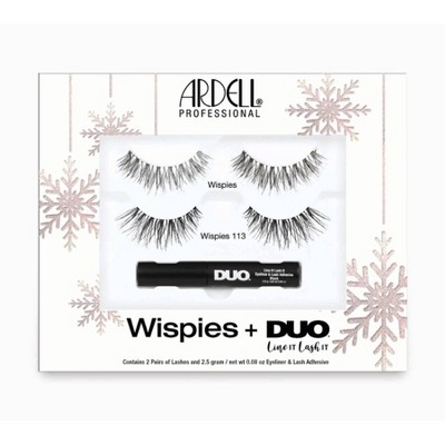 Ardell Wispies & Duo Lineit Lashit False Eyelashes Gift Set - 3pc