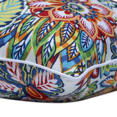 Copeland Multicolor Floral Indoor/Outdoor Square Throw Pillows Set