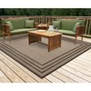 Liora Manne Monaco  Indoor/Outdoor Area Rug  Taupe.. - 3 of 4