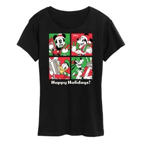 Women's - Disney - Holidays Short Sleeve Graphic T-Shirt - 1 of 4