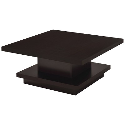 Reston Square Wood Coffee Table Cappuccino Brown - Coaster