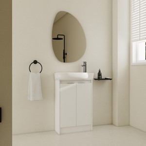 Grungis 23" Bathroom Vanity with Sink,Bathroom Sink Cabinet with Soft Closing Door and Concealed Handles for Bathroom - 1 of 4
