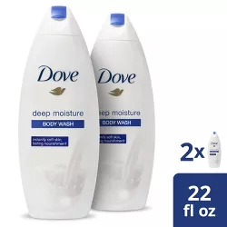 Dove Beauty Deep Moisture Hydrating Body Wash for Dry Skin - 22 fl oz