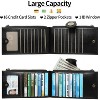 BEAFUP PU Leather Wallets for Women RFID Blocking Slim Credit Card Case Holder with Zipper Pocket - 4 of 4