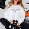 S.W.Smiley Resting Witch Face Typewriter - Women's Graphic Sweatshirt - 3 of 4