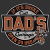 Men's Lost Gods Call Dad's Garage Distressed T-Shirt - 2 of 4