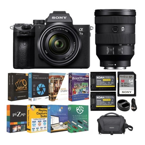 salto Zuigeling Perfect Sony Alpha A7 Iii Full Frame Mirrorless Camera W/ 28-70mm & 24-105mm Lens  Bundle : Target
