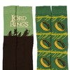Lord Of The Rings Socks Men's Ring Adventure Design Adult Mid Calf Crew Socks 2 Pair Multicolored - 4 of 4