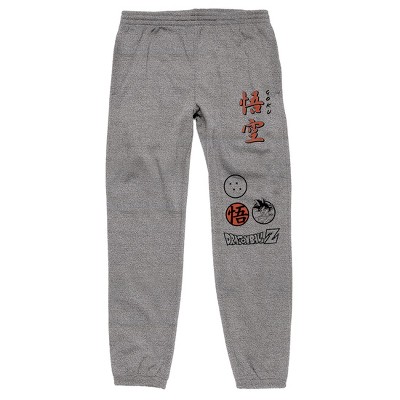 Dragon Ball Z Goku Gohan & Krillin Boy's Athletic Heather Jogger Pants-xl :  Target