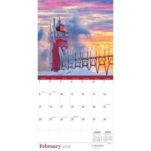 TF Publishing 13.5"x14.5" 2026 Lighthouses Wall Calendar - 1 of 4