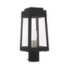 Livex Lighting Oslo 1 - Light Post Light in  Black - 2 of 4