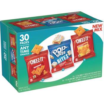 Kellogg's Cheez-It + PopTarts Snacks Variety Pack - 33.42oz