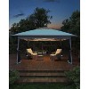 Pop Up Gazebo 12x12£¬Canopy Tent with Mosquito Netting, One Push Setup for Backyard Patio Garden with 4 Sand Bags-Blue - 2 of 4