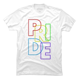 Adult Design By Humans Pride Sleek Text By MANGAZaB T-Shirt - 1 of 2